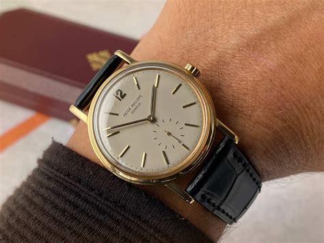 patek philippe vintage gold watch|patek calatrava vintage.